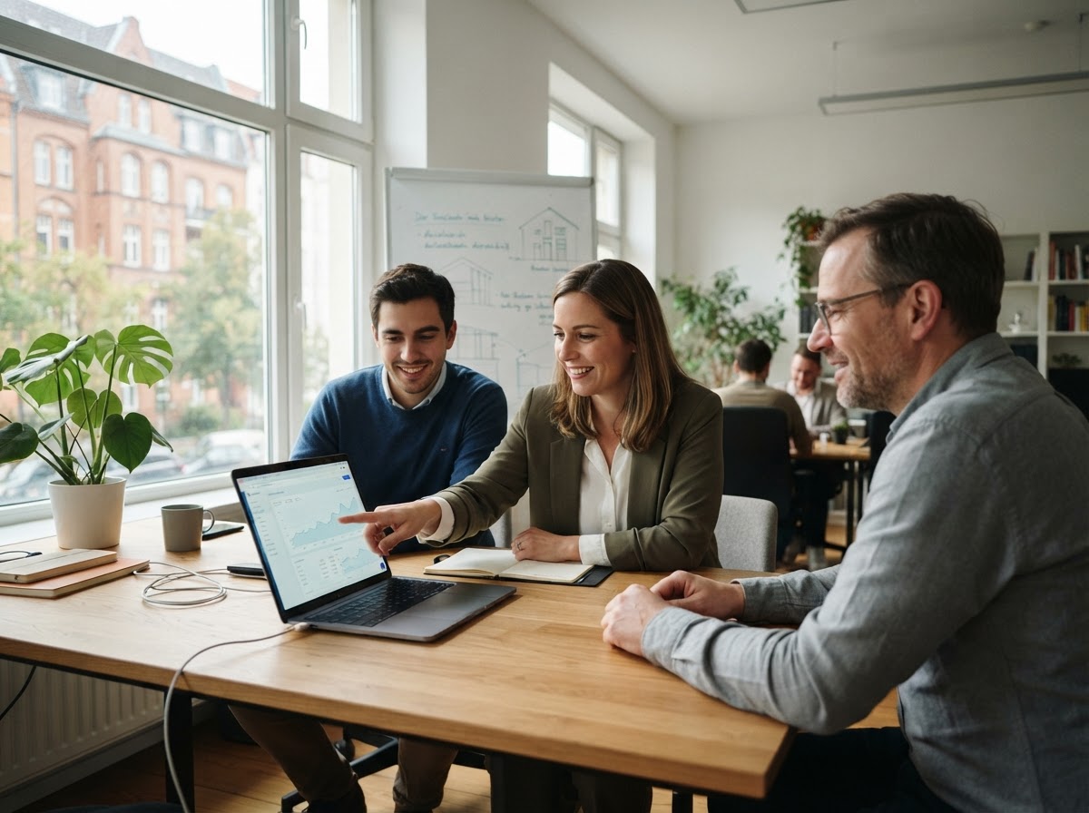 GPT-Trade.ai Analystenteam bei der Prüfung von Marktdaten